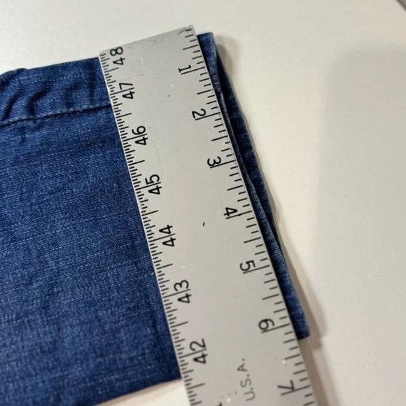 AG Jeans Prima Mid Rise Cigarette Dark Blue Wash Stretch Denim Pant SZ 32 - Picture 12 of 15